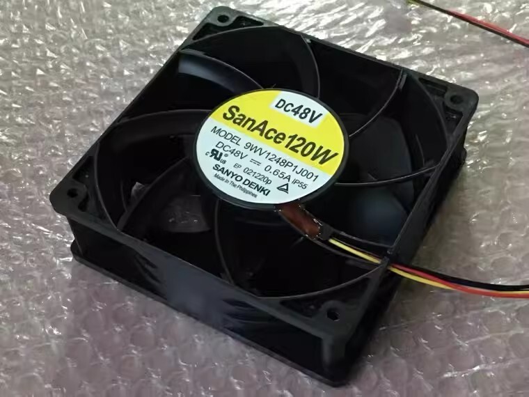 Sanyo 9WV1248P1J001 12038 48V 0.65A 12CM IP55 Waterproof Cooling Fan