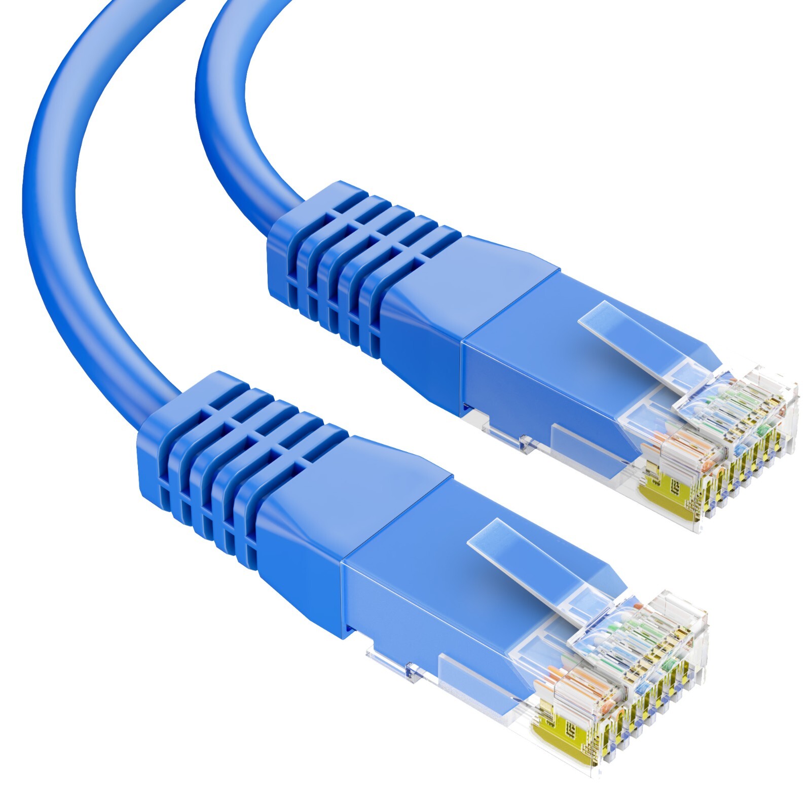 Syston Cat 6E Ethernet Network Cable 600 MHz 23 AWG Solid Copper Wire-CMR Patch