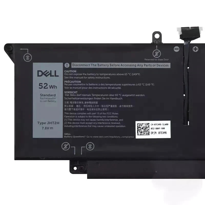 OEM 52Wh JHT2H Genuine Battery For Dell Latitude 7410-2-in-1 7310-2-in-1 Series