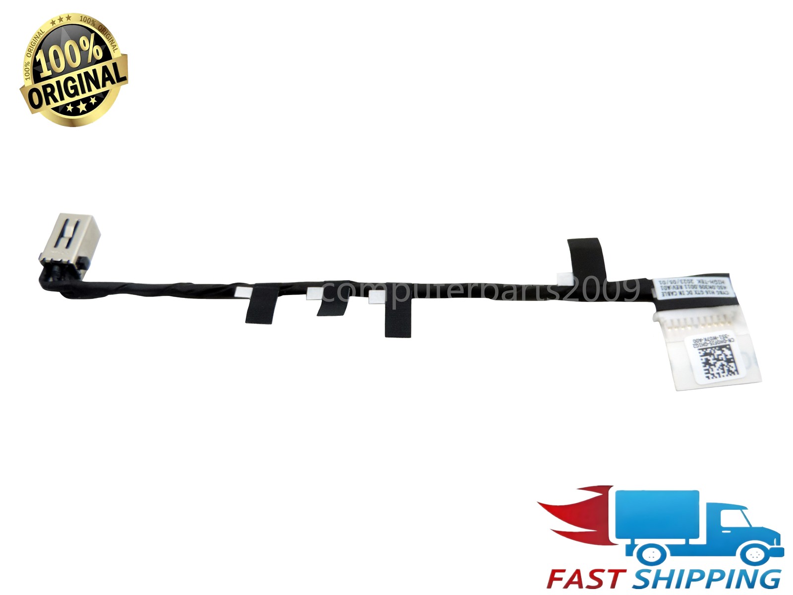 Original DC IN Power jack cable charging port For Dell Inspiron P107F P107F001
