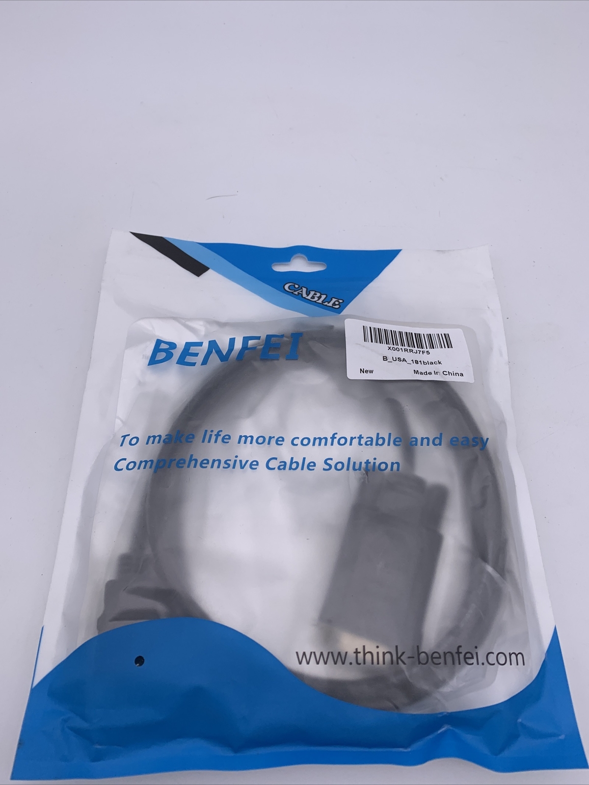 Benfei  B_USA_181Black Cable Benfei