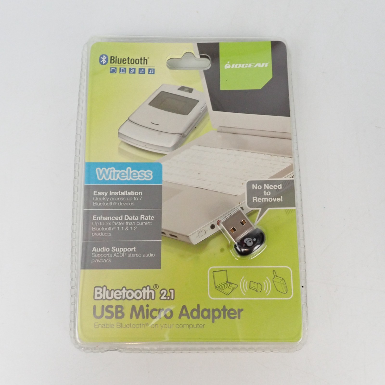 IOGear Bluetooth 2.1 USB Micro Adapter GBU421 – 30 ft Range – New