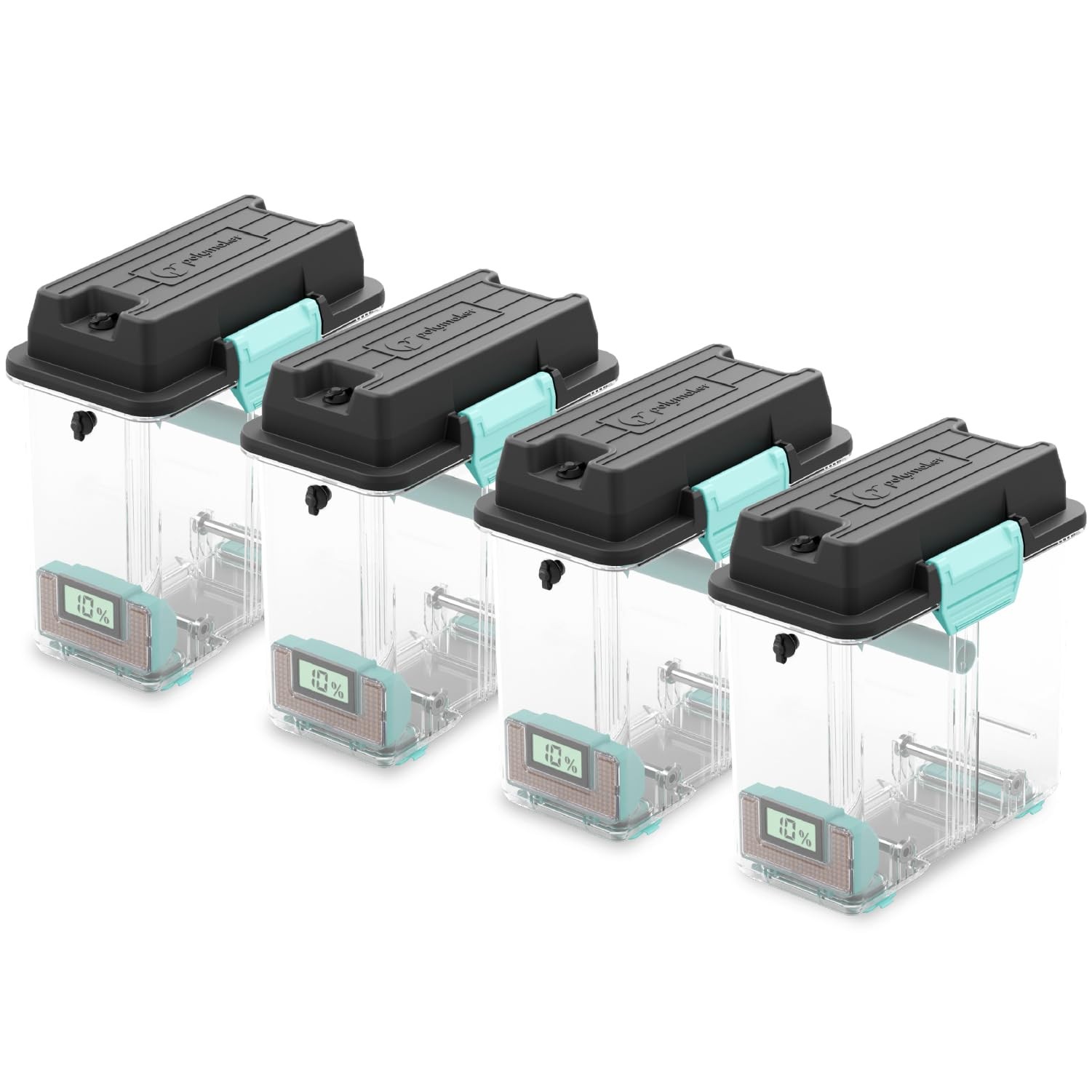 Polymaker PolyDryer 4-Pack Filament Storage Box Only (No Dock), Airtight Mois...