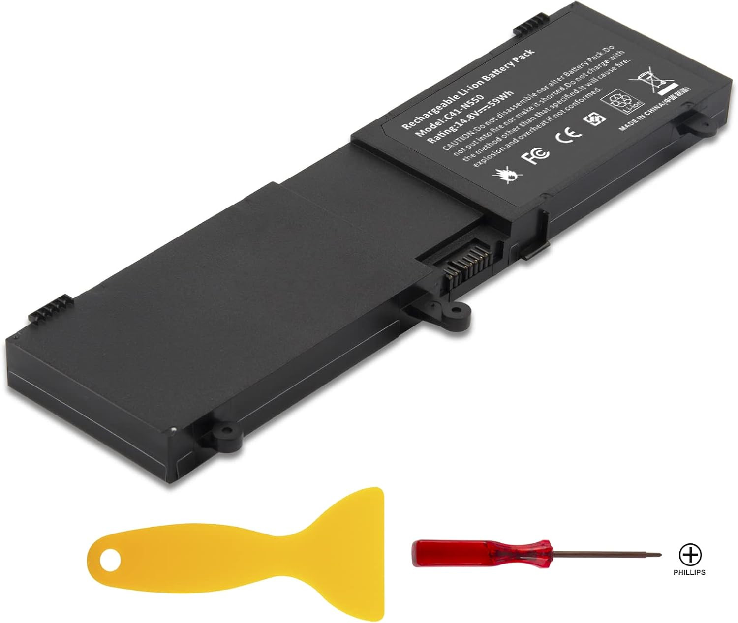 C41-N550 Battery Replacement for ASUS N550 Series Laptops