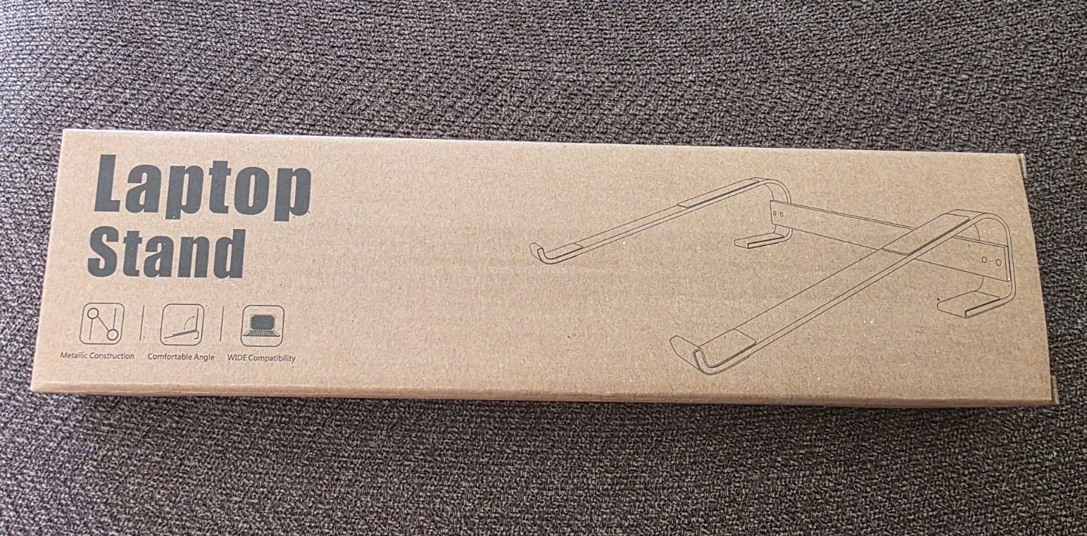 Laptop stand Aluminum Alloy + Silicon Pad