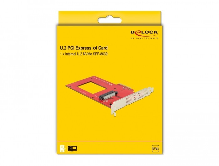 Delock 89469 PCIe 3.0 x4 to Internal U.2 NVMe SFF-8639 SSD Expansion Adapter