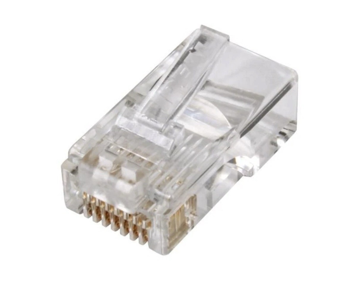 Ideal 85-372J CAT5e Feed-Thru Modular Plugs, 100/Jar