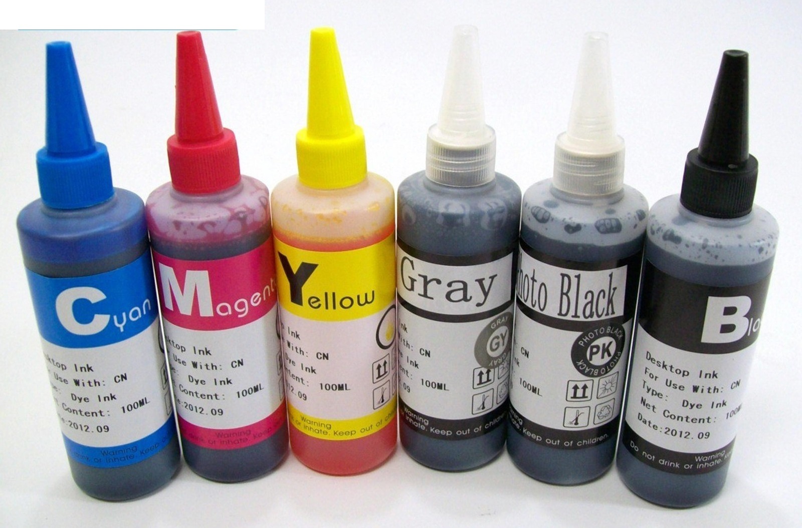 6 Pack Refill INK SET Compatible for Canon PIXMA MG6120 MG6220 MG8120 MG8220