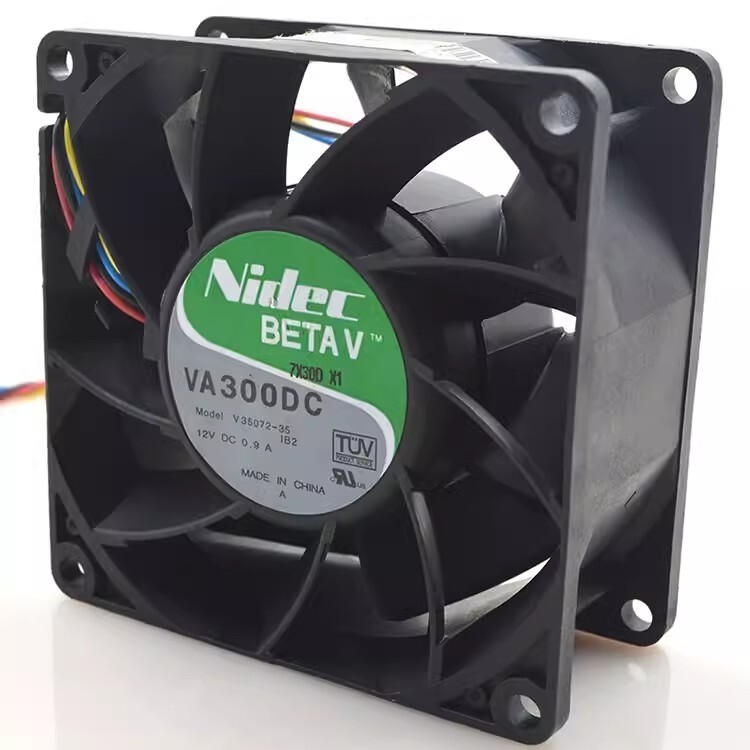 Nidec BETAV VA300DC V35072-35 8038 12V 0.9A 8CM Cooling Fan
