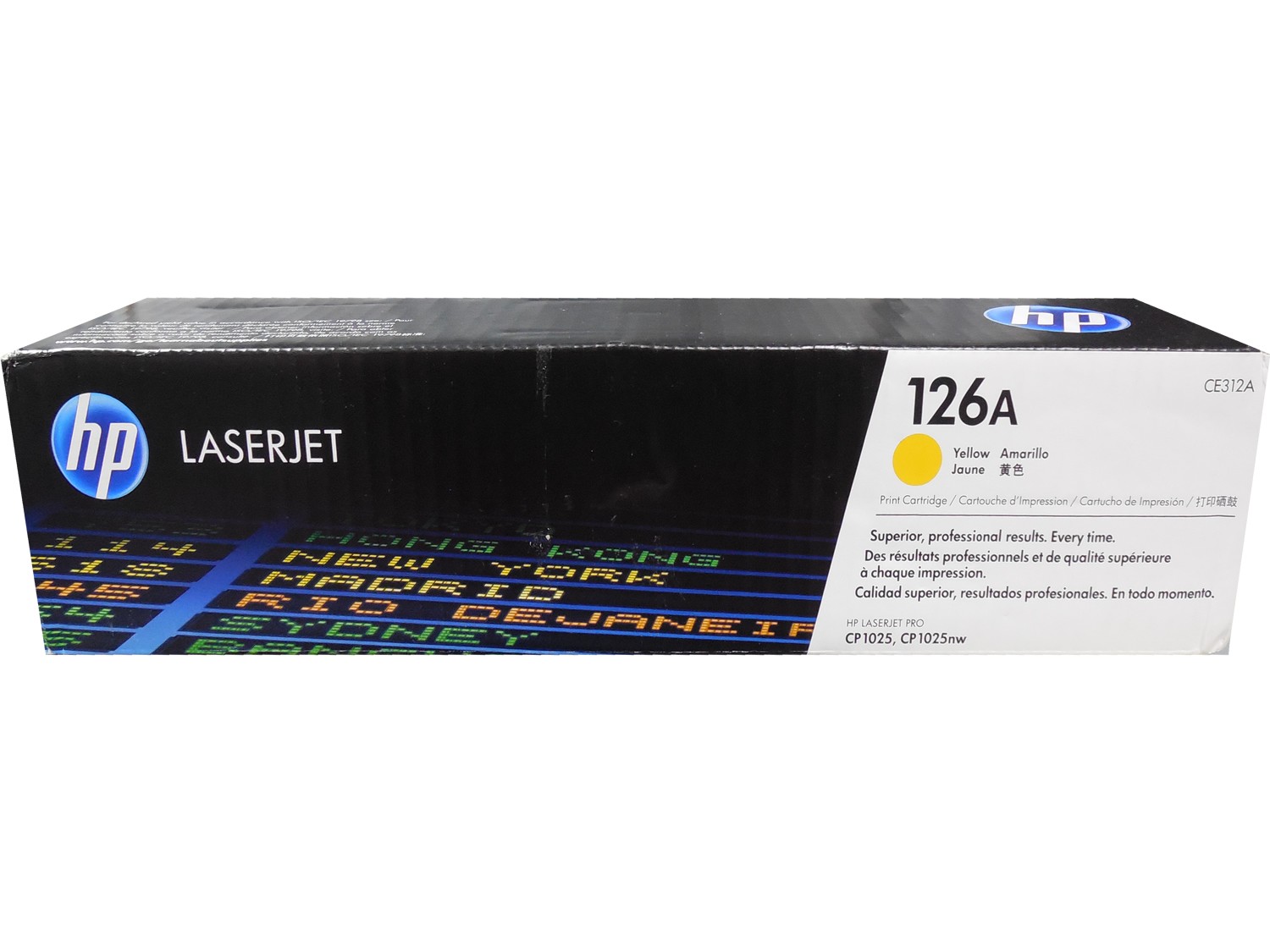 HP CE312A 126A Yellow Toner Cartridge Genuine OEM Original