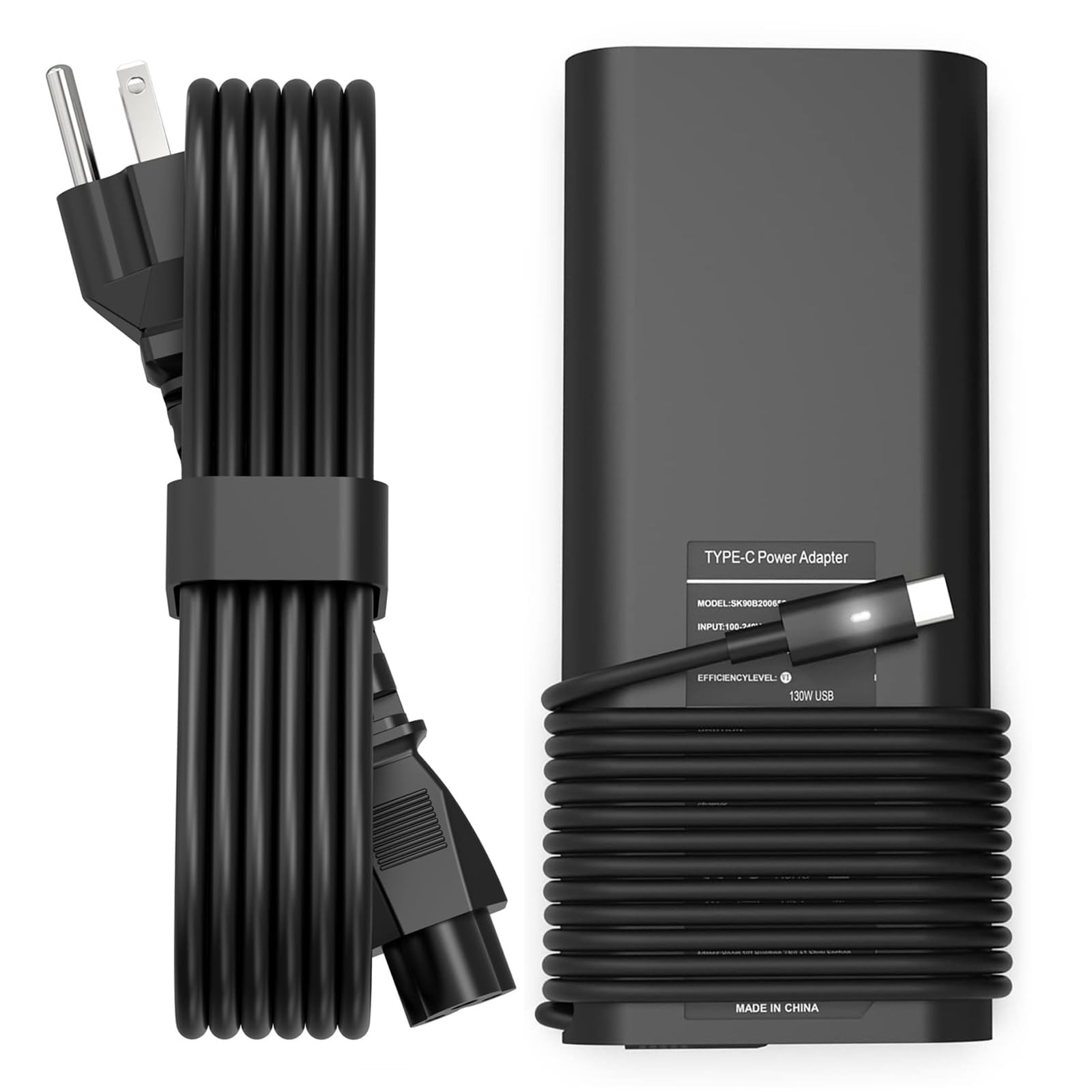 2025 New 130W USB C Type C Adapter Laptop Charger Compatible with Dell XPS 15...