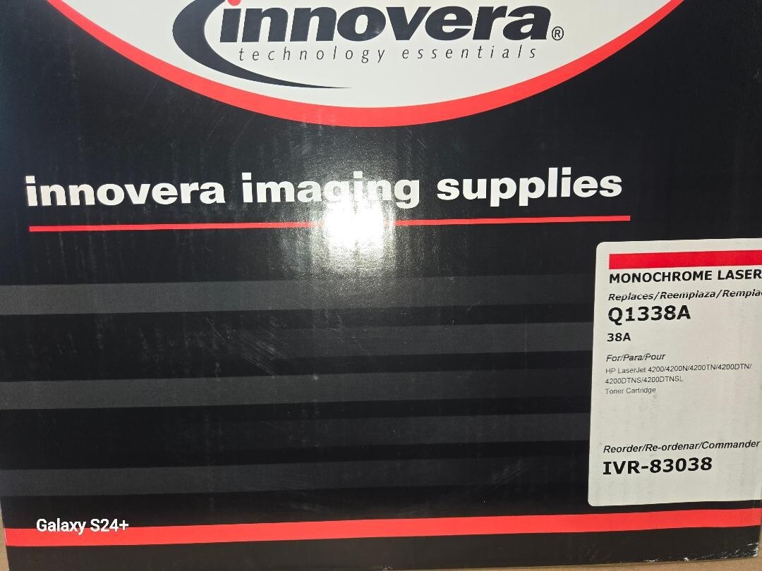 1-PK Compliant Toner Cartridge Replacement for HP Q1338A - 38A INNOVERA BRAND