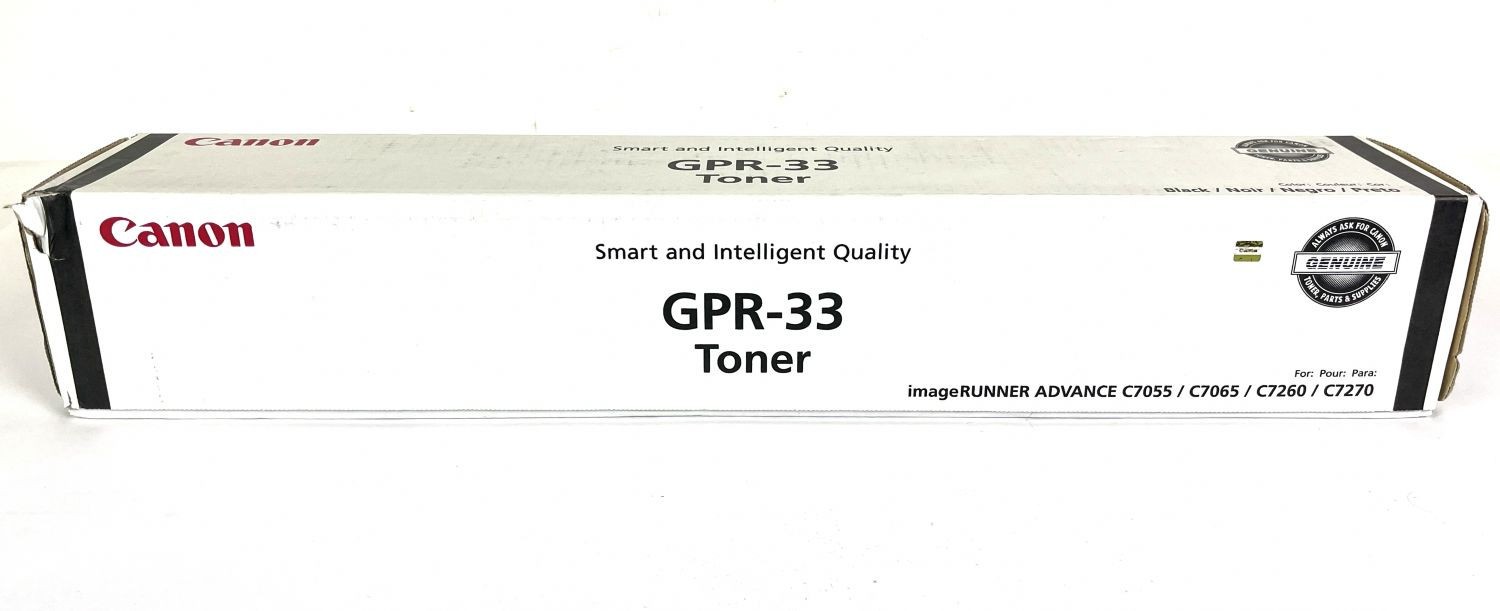 Canon GPR-33 Black Toner imageRUNNER ADV C7055 C7065 C7260 C7270 New Sealed