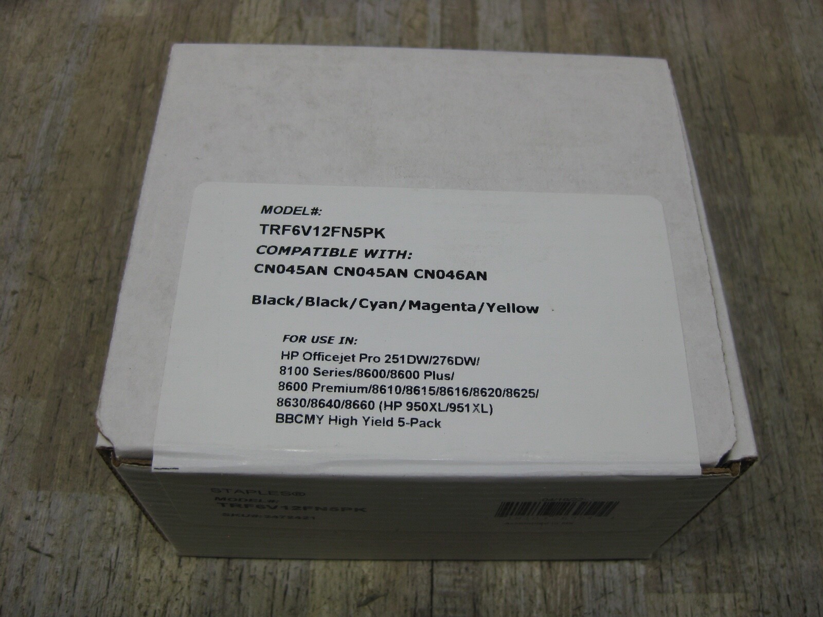 TRU RED  Ink Cartridge Replacements, TRF6V12FN5PK, 2 Black, 1 Cyan, 1 Magenta 