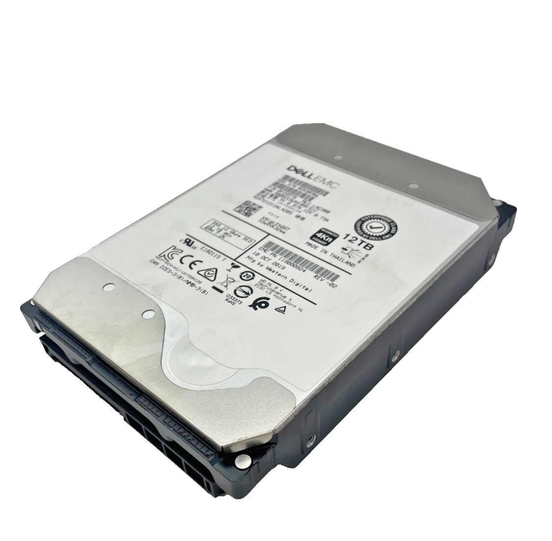 Dell EMC 12TB SAS 12Gb/s 7.2K 3.5" EMC12T0 H5H72121 Grade B 50K-70K POH