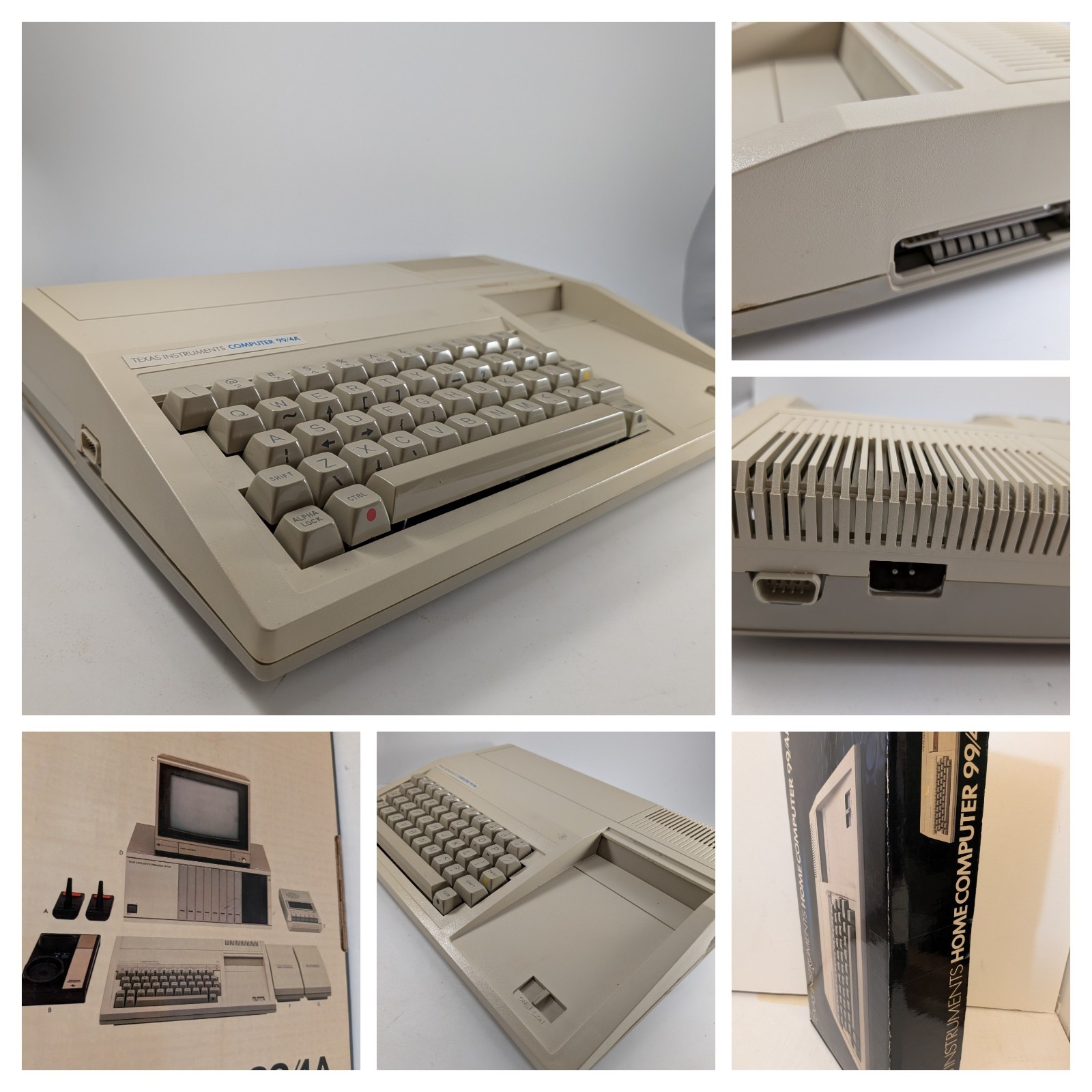 Vintage Texas Instruments TI 99/4A Home Computer. Computer only. In Original Box