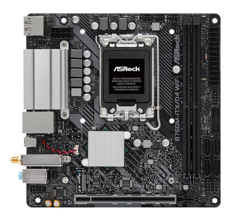 For ASRock B760M-ITX/D4 WiFi LGA 1700 Intel B760 DDR4 Mini ITX Motherboard