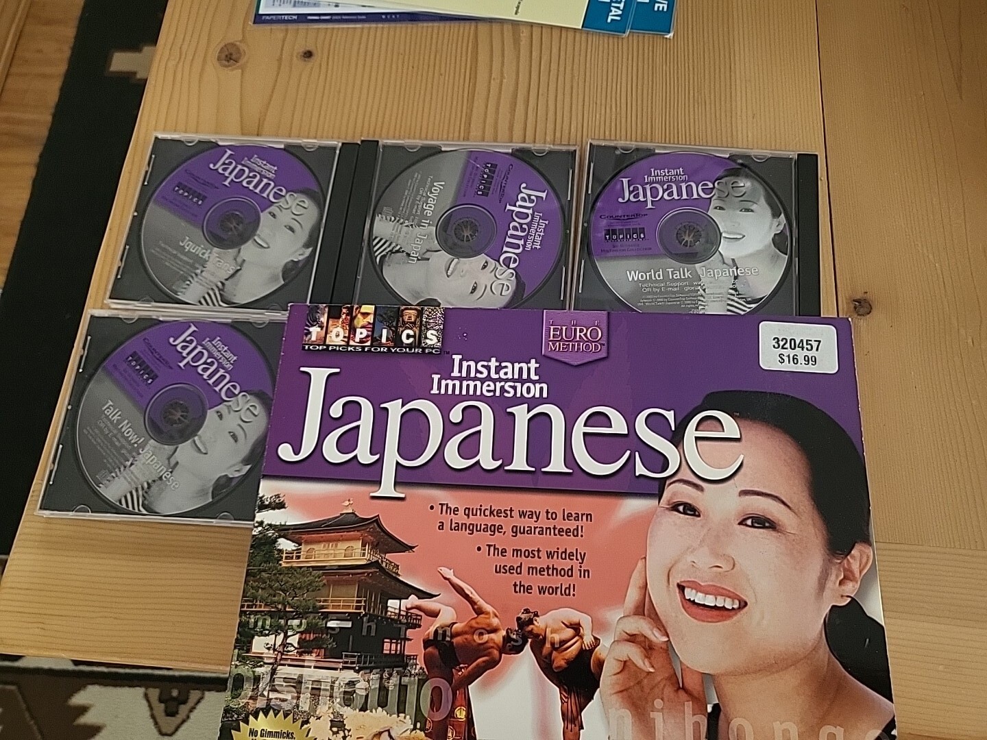 The EURO Method Instant Imersion Japenese  4 Cd Set For PC