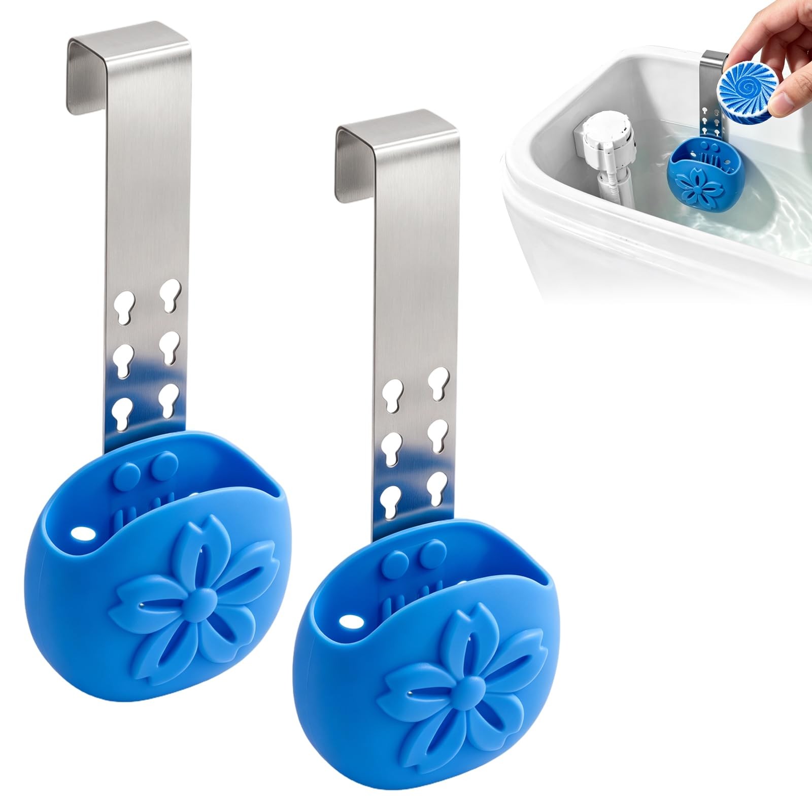 Toilet Tank Tablet Holder, Inside Tank Toilet Bowl Tablet Holder