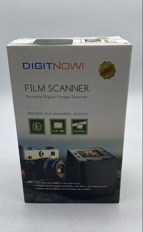 DIGITNOW Black 2.4 Inch LCD Easy To Used Portable Digital Image Film Scanner