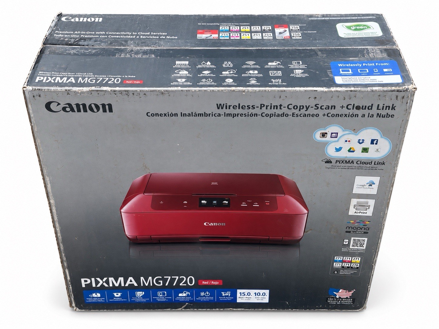 CANON PIXMA MG7720 RED ALL-IN-ONE INKJET PRINTER FACTORY SEALED BOX