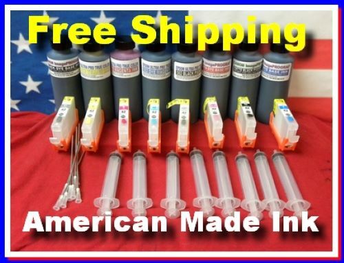 Ink Refill Kit For Canon Pro 100 Printer With Refillable Cartridges and  Ultra P