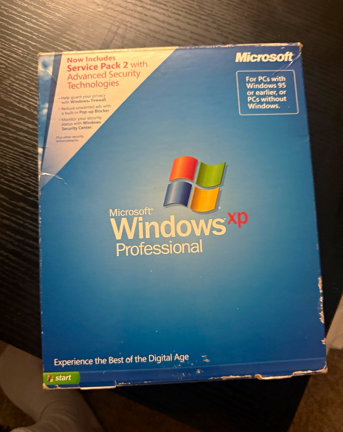 Microsoft Windows XP Professional OS CD English Retail License 1 Device