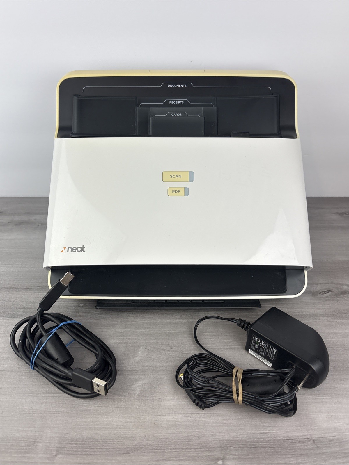 Neat NeatDesk ND-1000 Desktop Scanner, White/Black