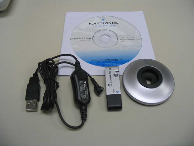 PLANTRONICS BUA-100 Bluetooth USB Adapter for Voyager 510 520 815 835 855 Pro HD