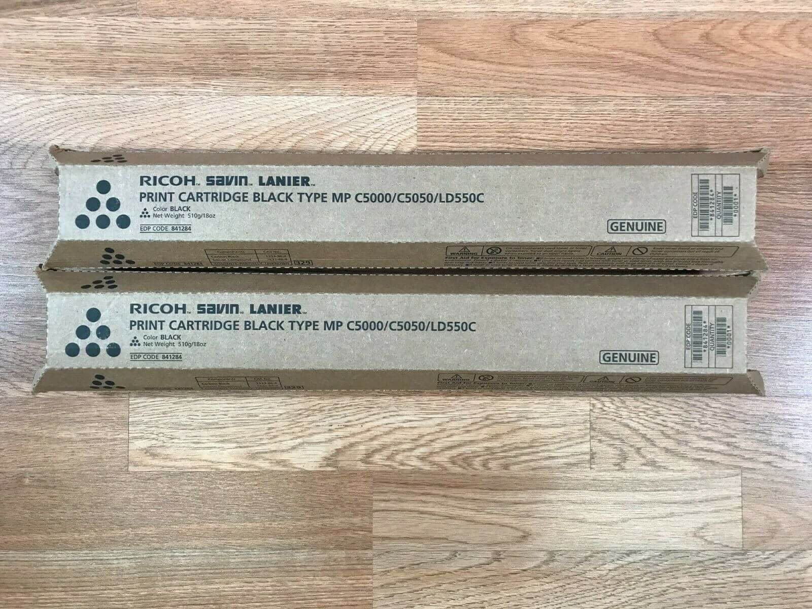 2 Ricoh MP C5000 / C5050 / LD550C Print Cartridge EDP 841284 Same Day Shipping