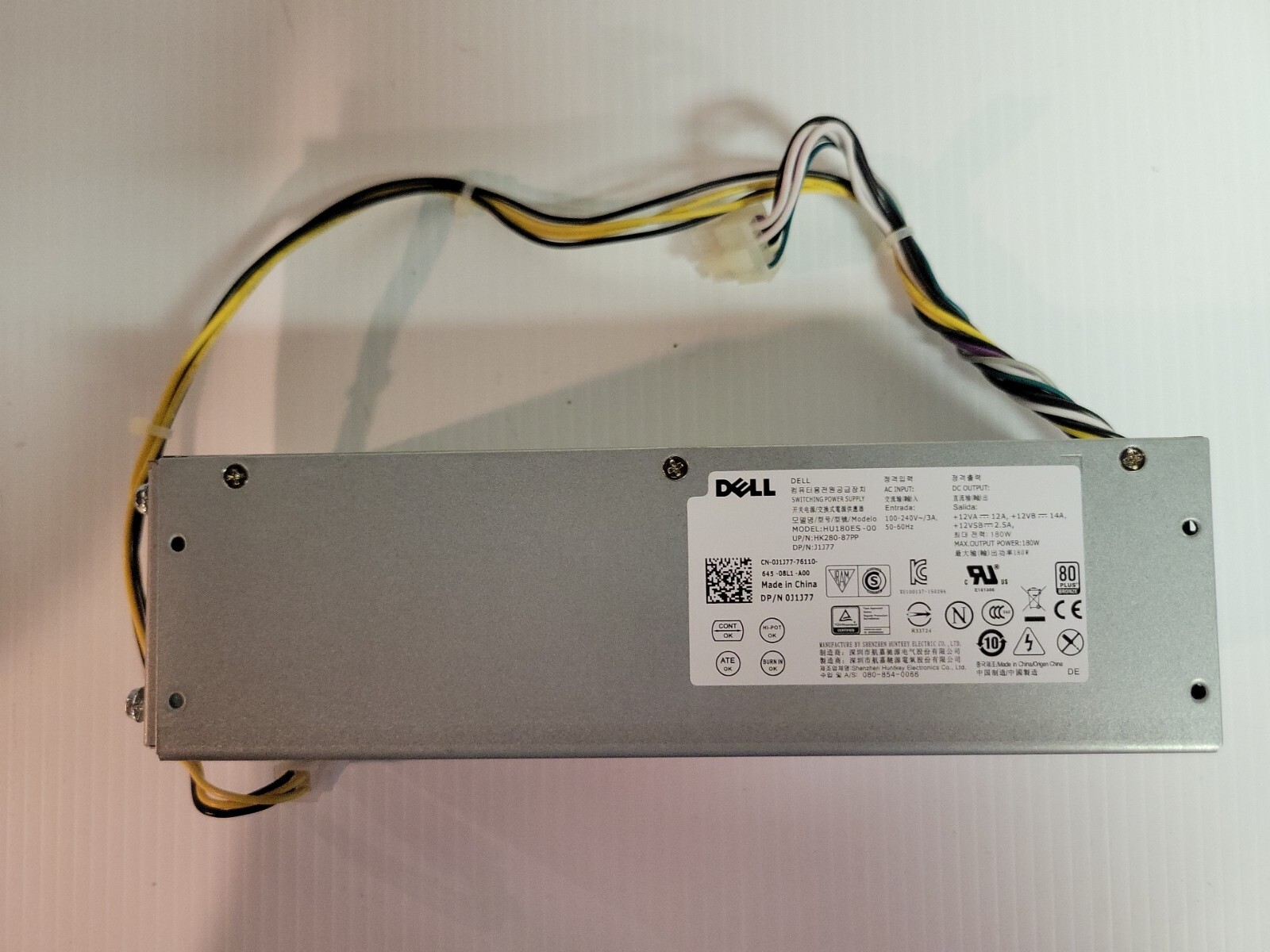 Dell 180 Watt Computer Power Supply Unit L180ES-00 HU180ES-00 AC180ES-00