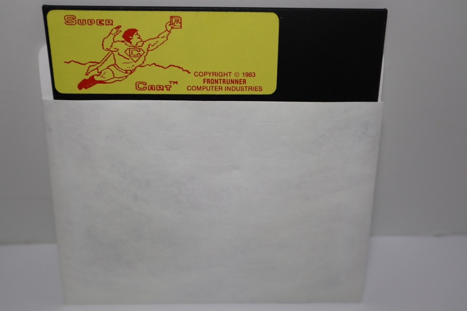 Atari 400/800 Computer Super Cart 5.25" Floppy Disc Ultra Rare Frontrunner 1983