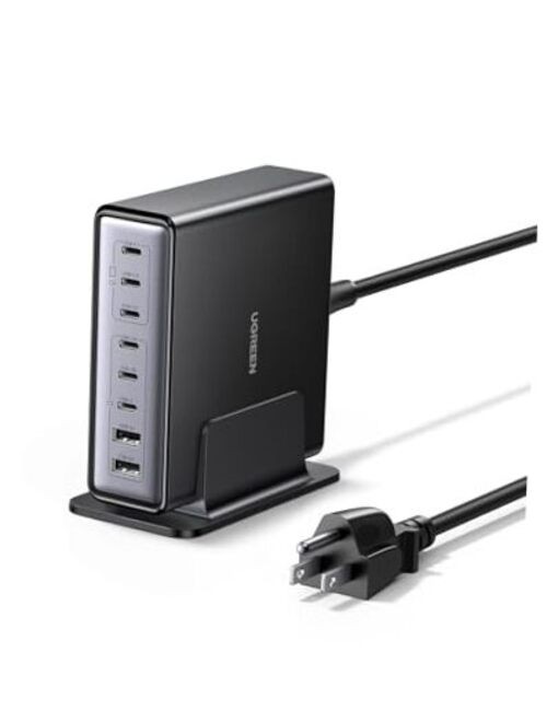 Nexode 200W GaN USB C Charging Station, 8-Port Desktop Charger with PD 100W