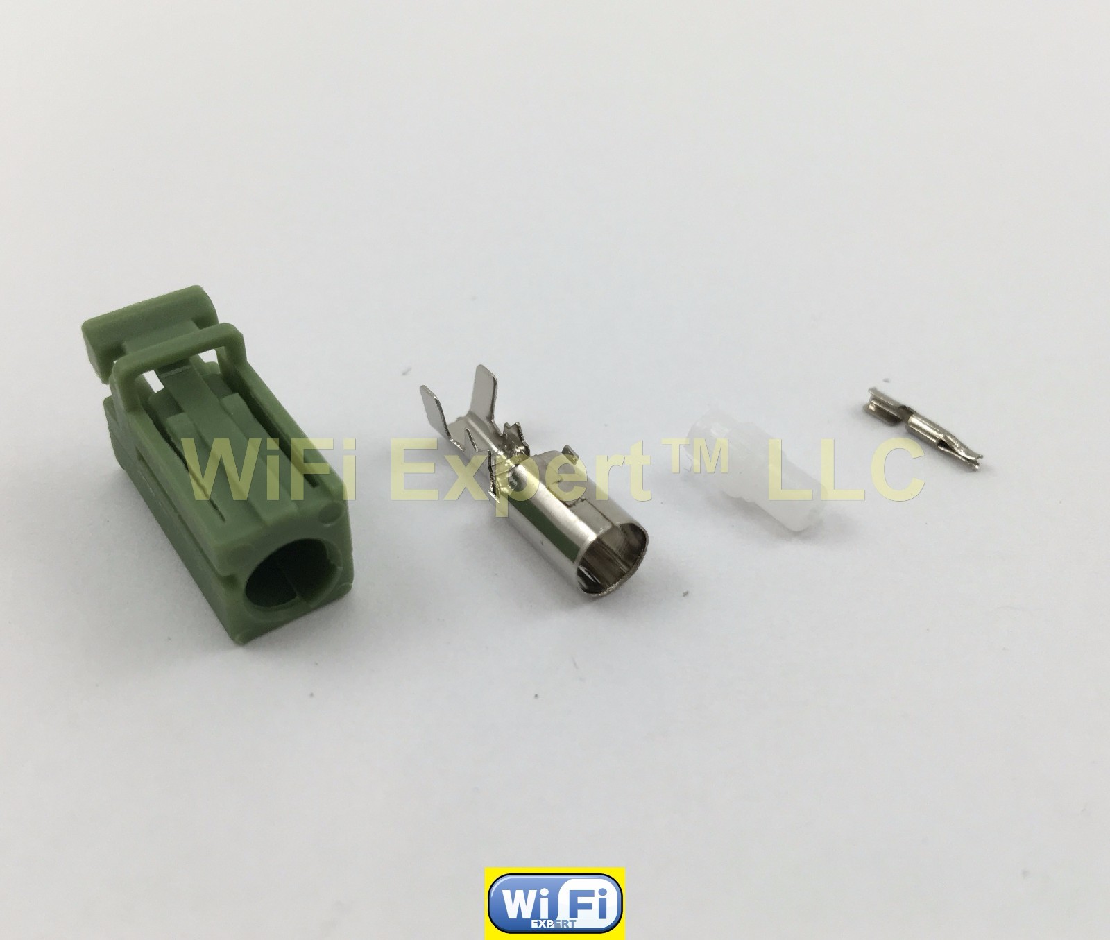 1 x Avic Green Pioneer Jack Straight crimp RG174 RG179 RG316 RG188 connector