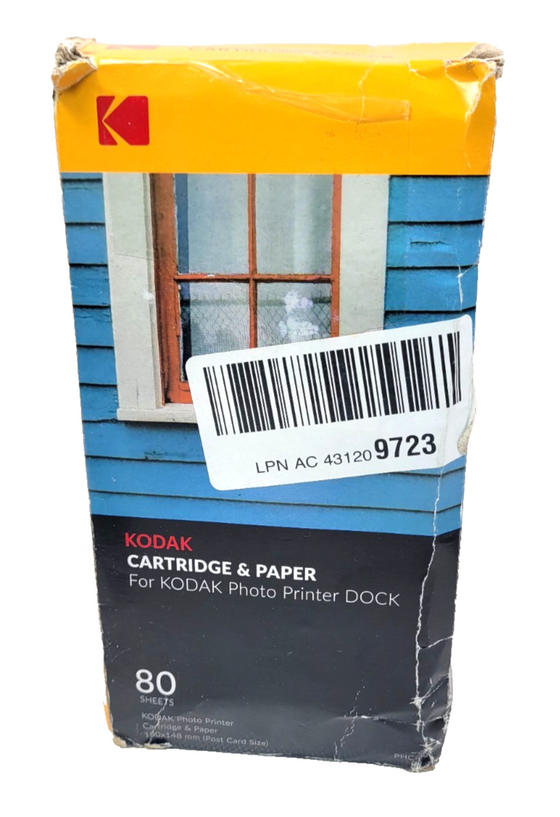 KODAK Dock Plus & Dock Photo Printer Cartridge | PHC-80 | 80 Pack