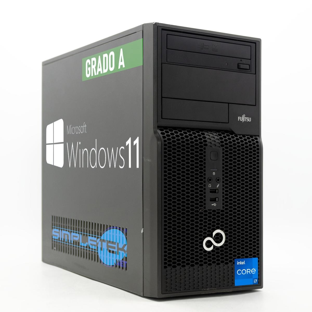 Fujitsu Esprimo P400 Core I7 Windows 11 Pro 8GB 240GB Desktop Computer DVI VGA