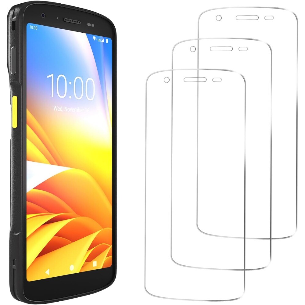 USA 3Pcs Tempered Glass Screen Protector for Zebra TC22 TC27 Barcode Scanner