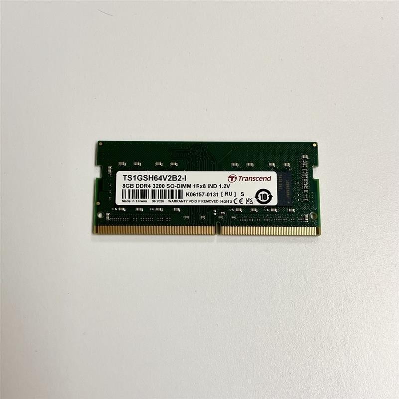TRANSCEND 8GB DDR4 3200 1RX8 NON-ECC SODIMM