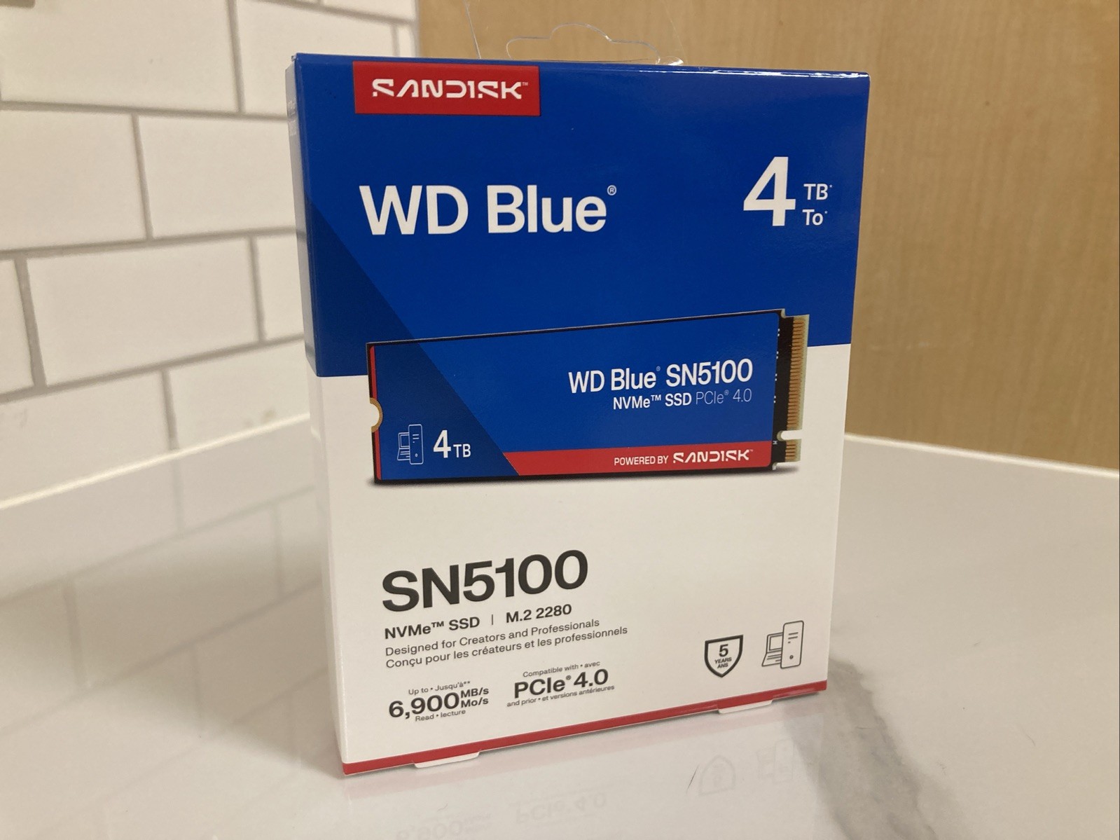 ⚡ NEW WD Blue SN5100 4TB PCIe 4.0 NVMe M.2 2280 SSD 6900MB/s SanDisk ✨
