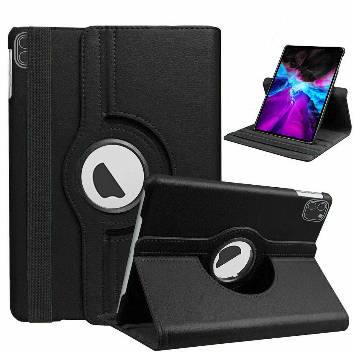  For Apple iPad Pro 10.5" Case 360° Rotate Swivel Stand Leather Smart Cover Case