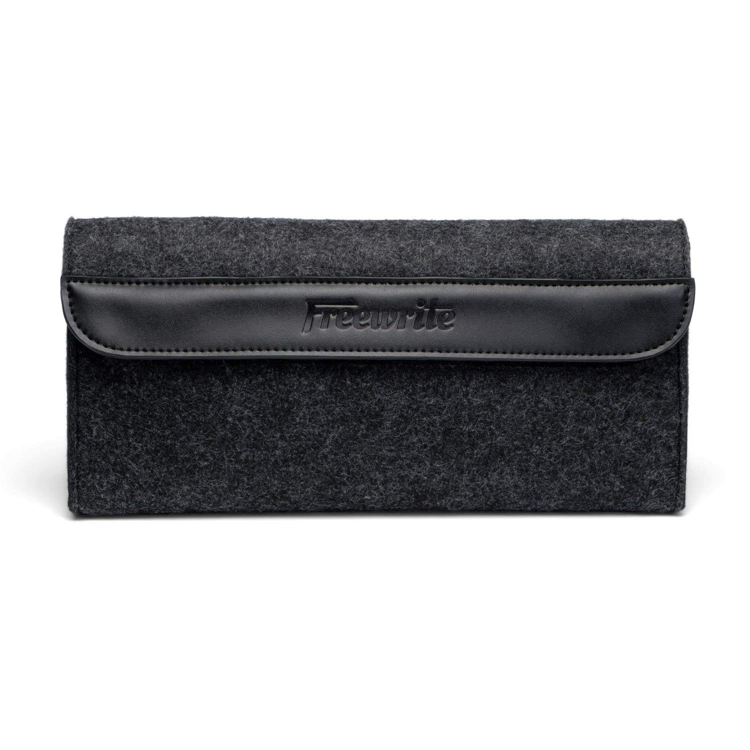 Traveler Sleeve for Freewrite Traveler, Protective Felt & Leather Sleeve with So