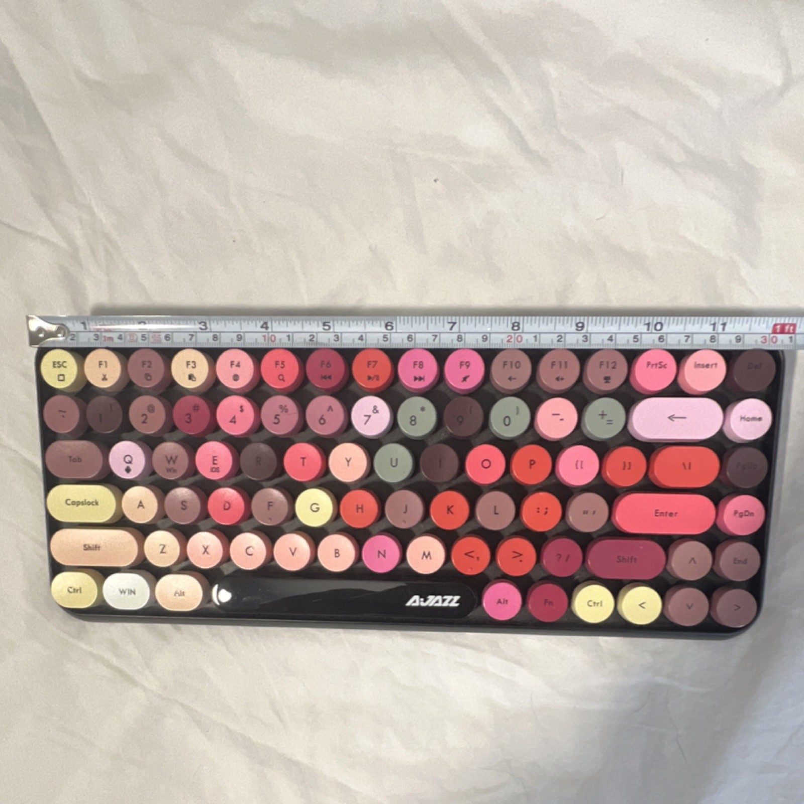 A-jazz x Nacodex 308i Mechanical Wireless Bluetooth Multicolor QWERTY Keyboard