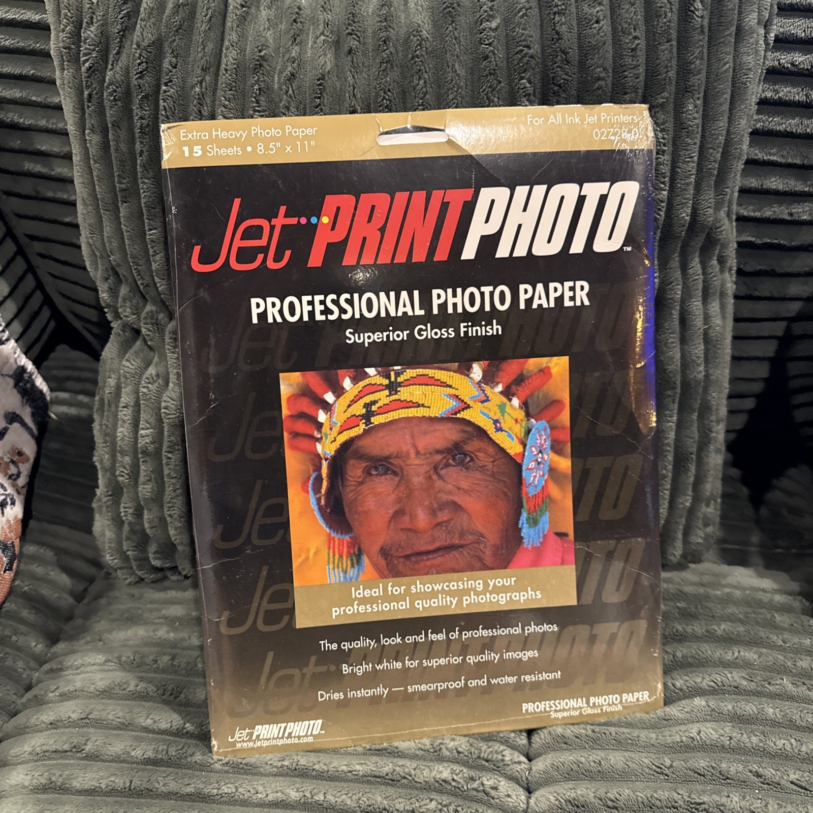 Jet Print Photo Professional Photo Paper Super Gloss 15 Sheets 8.5 x 11 NEW