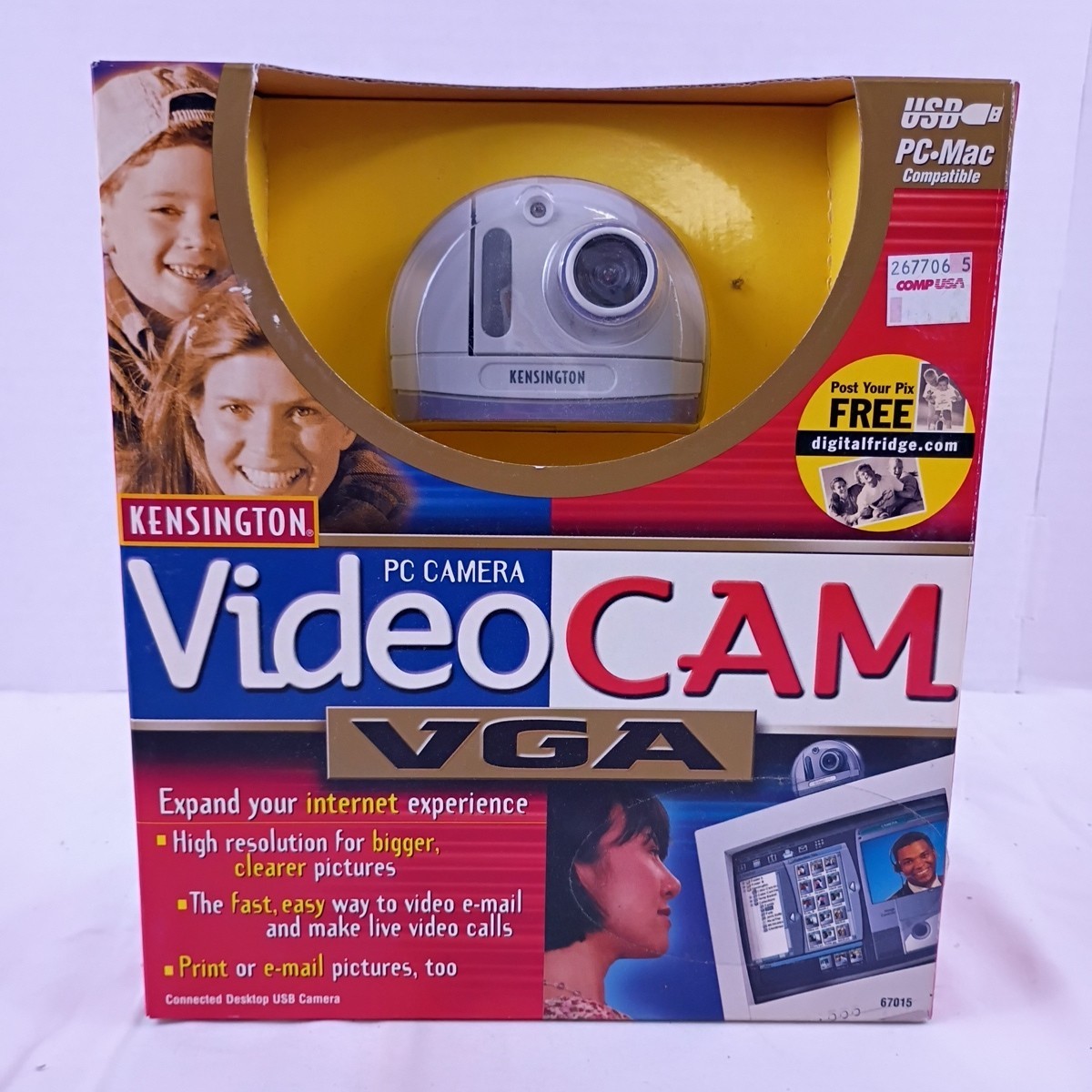 Kensington VideoCAM VGA PC Camera 67015 New in Box