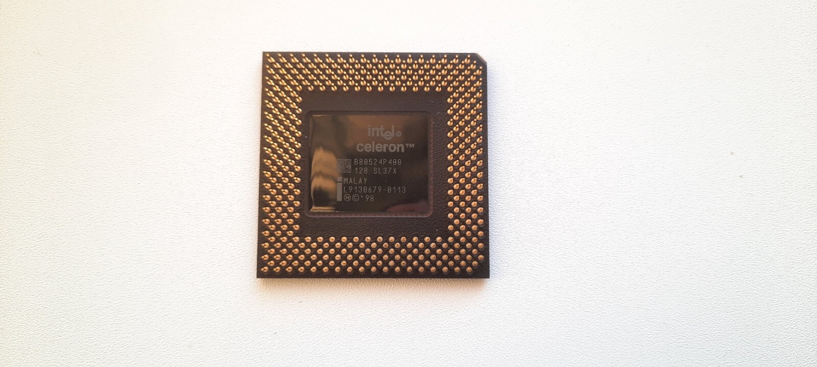Intel Celeron 300 333 366 400 433 466 500 533 128/66 Mendocino Vintage CPU, GOLD