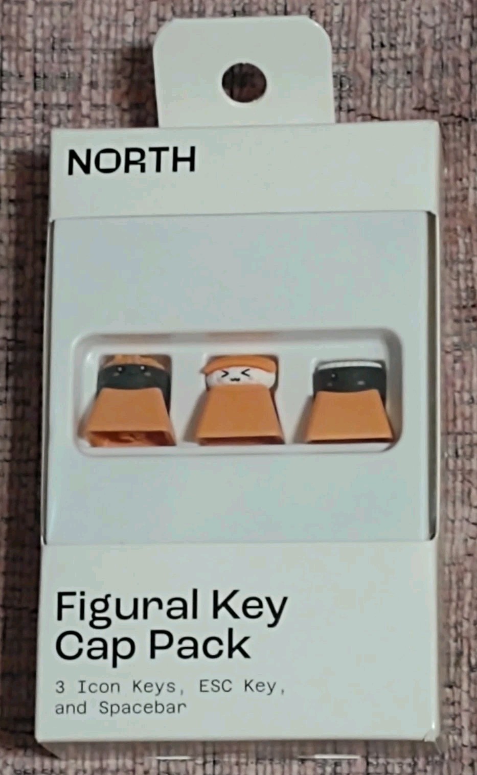 New North Figural Key Cap Sushi Theme ~ 5 Pack ~ Icon Keys, ESC Key & Spacebar