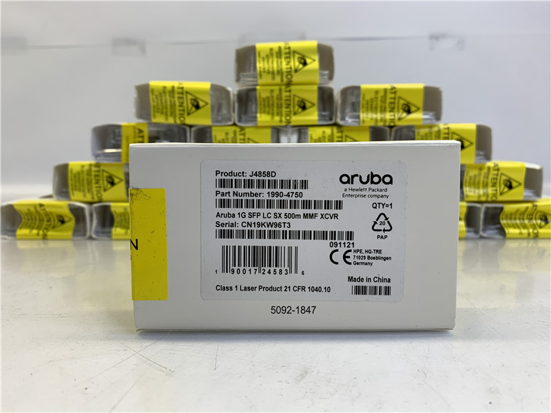 HPE Aruba J4858D 1G SFP LC SX 500M MMF Transceiver New Lot of 20