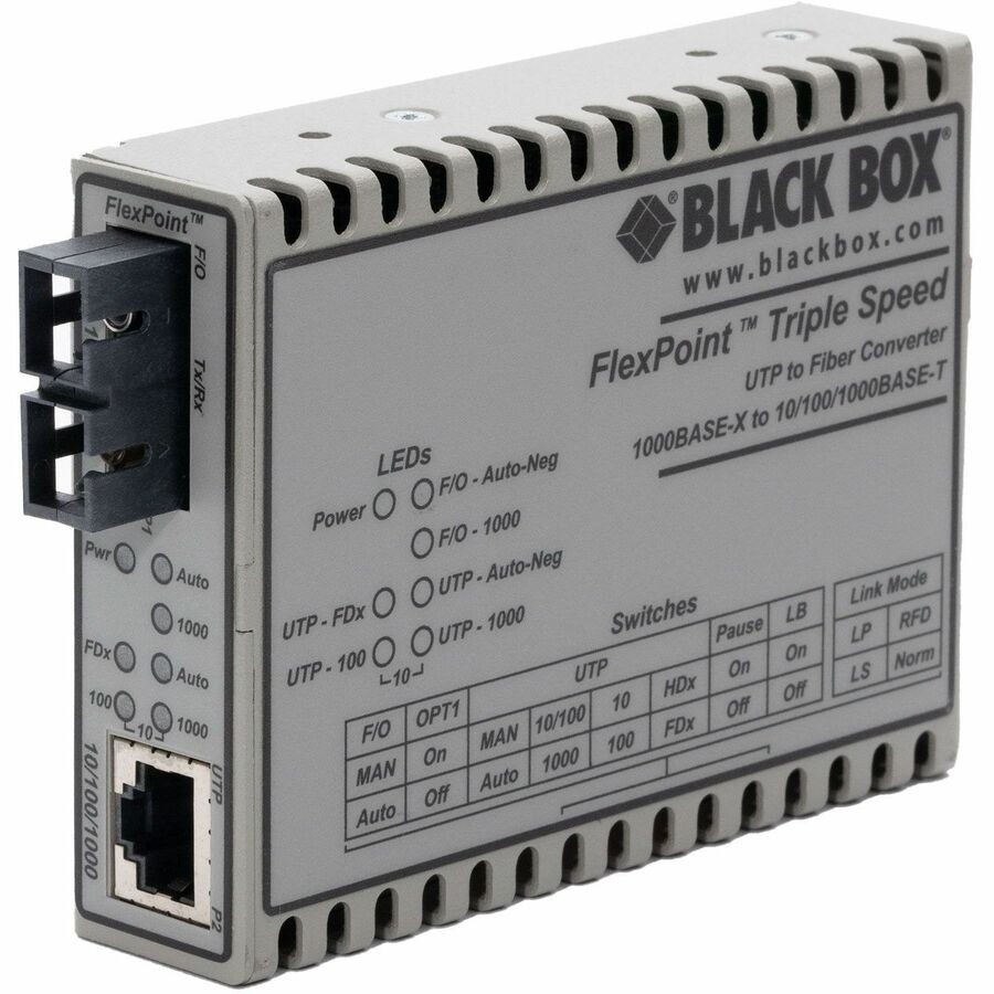 Black Box FlexPoint LMC1017A-MMSC Transceiver/Media Converter