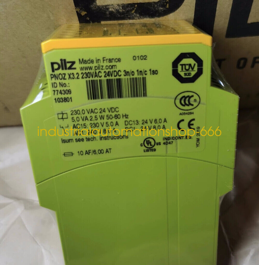 1PC NEW PILZ PNOZ X3.2 230VAC 24VDC 3n/o 1n/c 1so 774309 Via DHL or FedEX