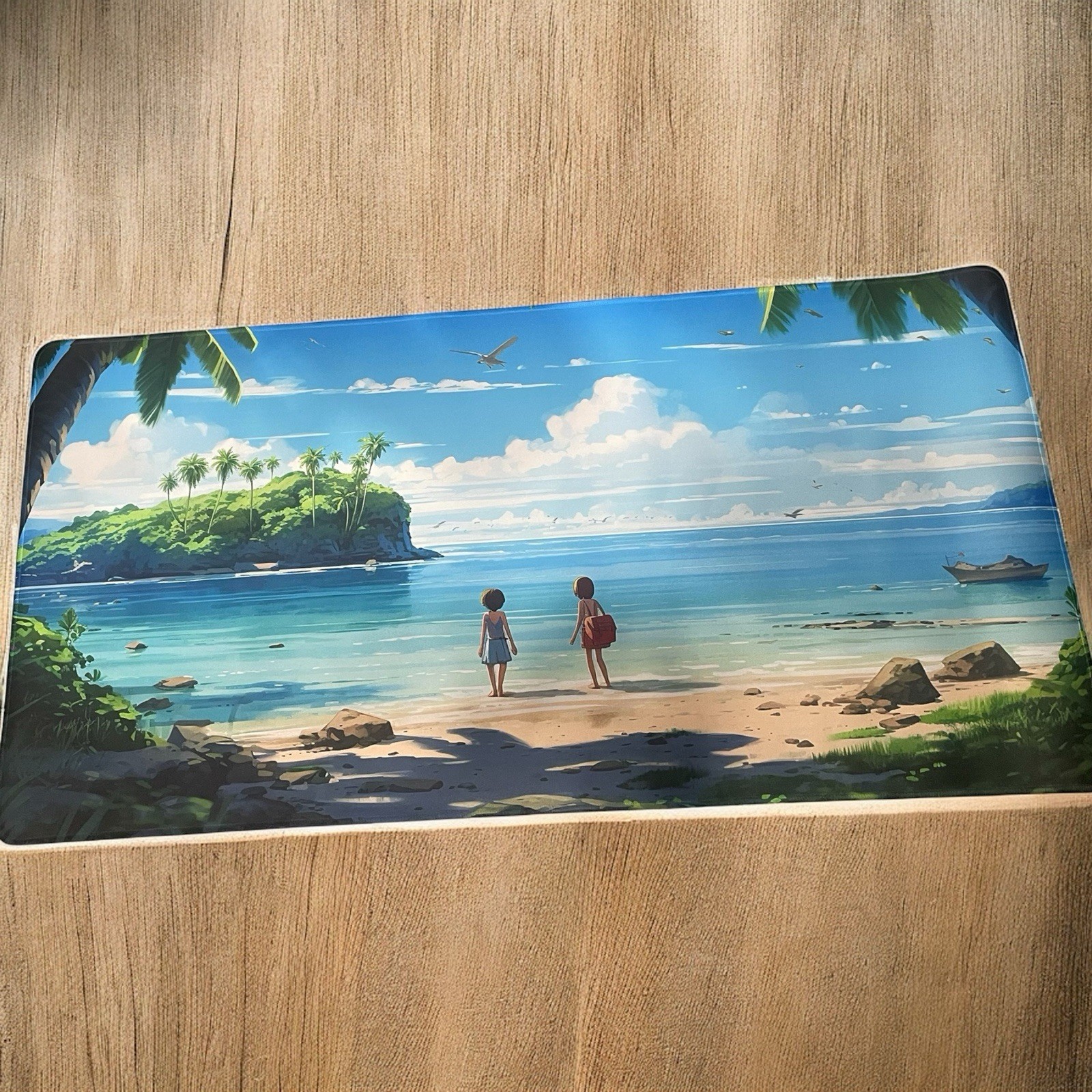 Gaming Mouse Pad Desk Mat Ocean View Large 31x15 Extended Keyboard Mat XL